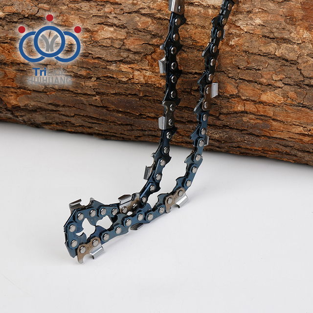 Различные виды стандартных пильных цепей из нержавеющей стали 3/8 для резки древесины.