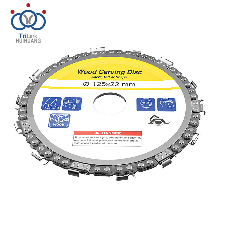 Диск циркулярной пилы по дереву 5 дюймов 14 зубьев шлифовальный станок для резьбы по дереву Цепной диск